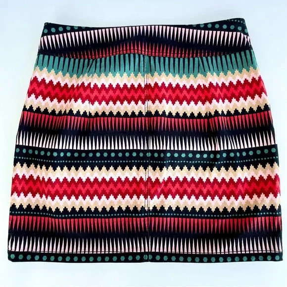 Divided / H&M Colourful Geometric Aztec Patterned Mini Skirt - Picture 8 of 14